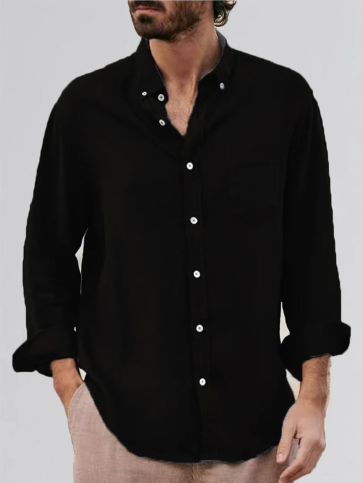 BLLUMI | CHEMISE À REVERS CLASSIQUE POUR HOMMES