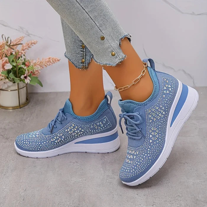 Assina | Baskets confort avec détails strass