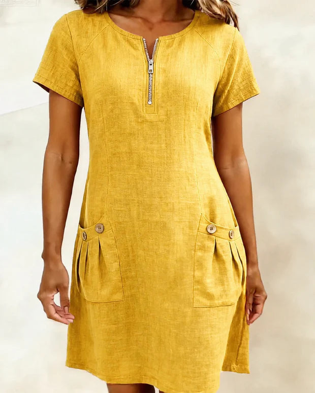 BLLUMI | Robe midi fluide chic pour femme
