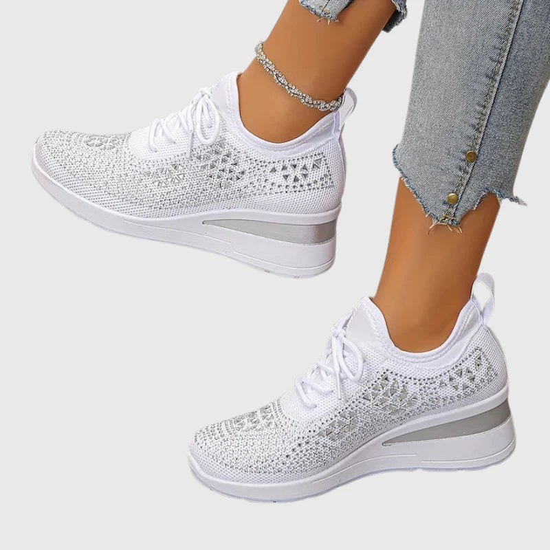 Assina | Baskets confort avec détails strass