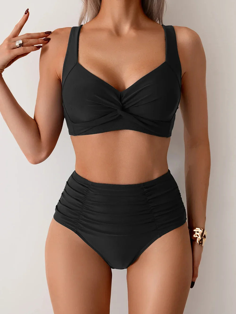 Bllumi® | Ensemble bikini taille haute pour l&