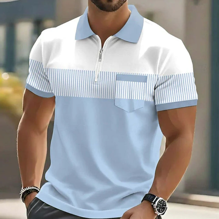 Bllumi | Polo élégant à fermeture zippée