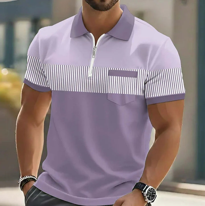 Bllumi | Polo élégant à fermeture zippée