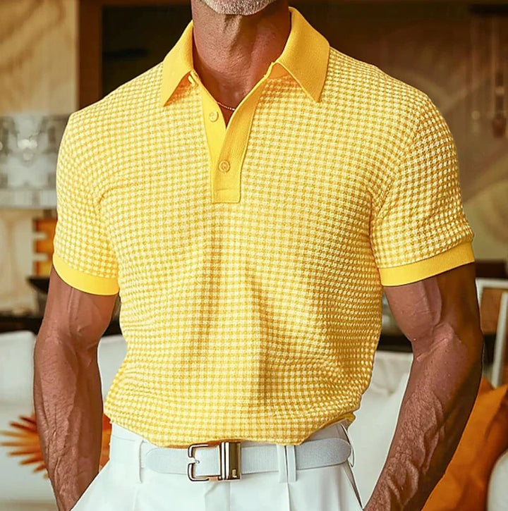 Bllumi | POLO À CARREAUX POUR HOMMES
