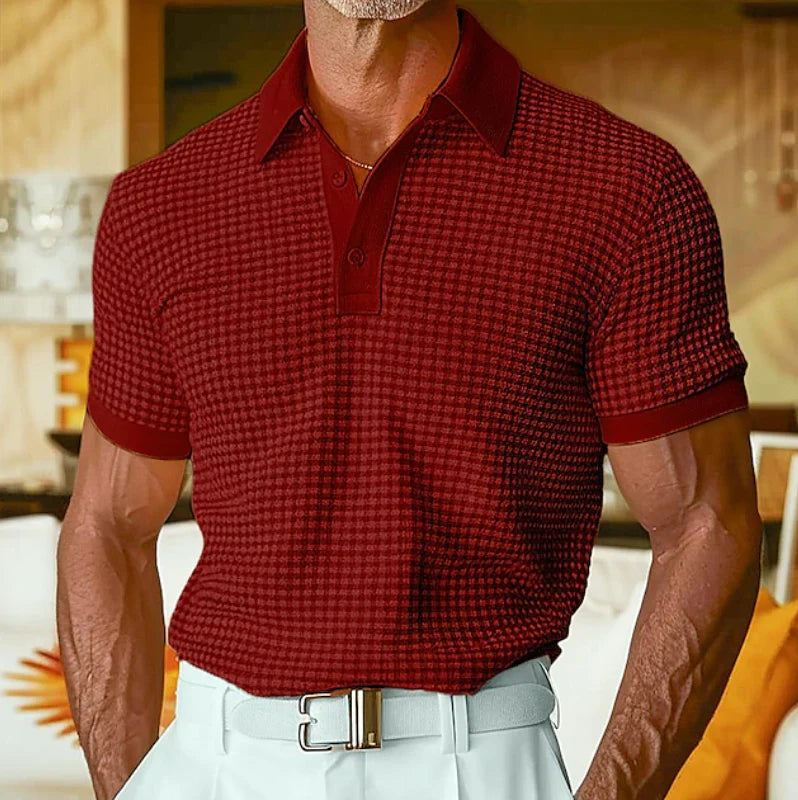 Bllumi | POLO À CARREAUX POUR HOMMES