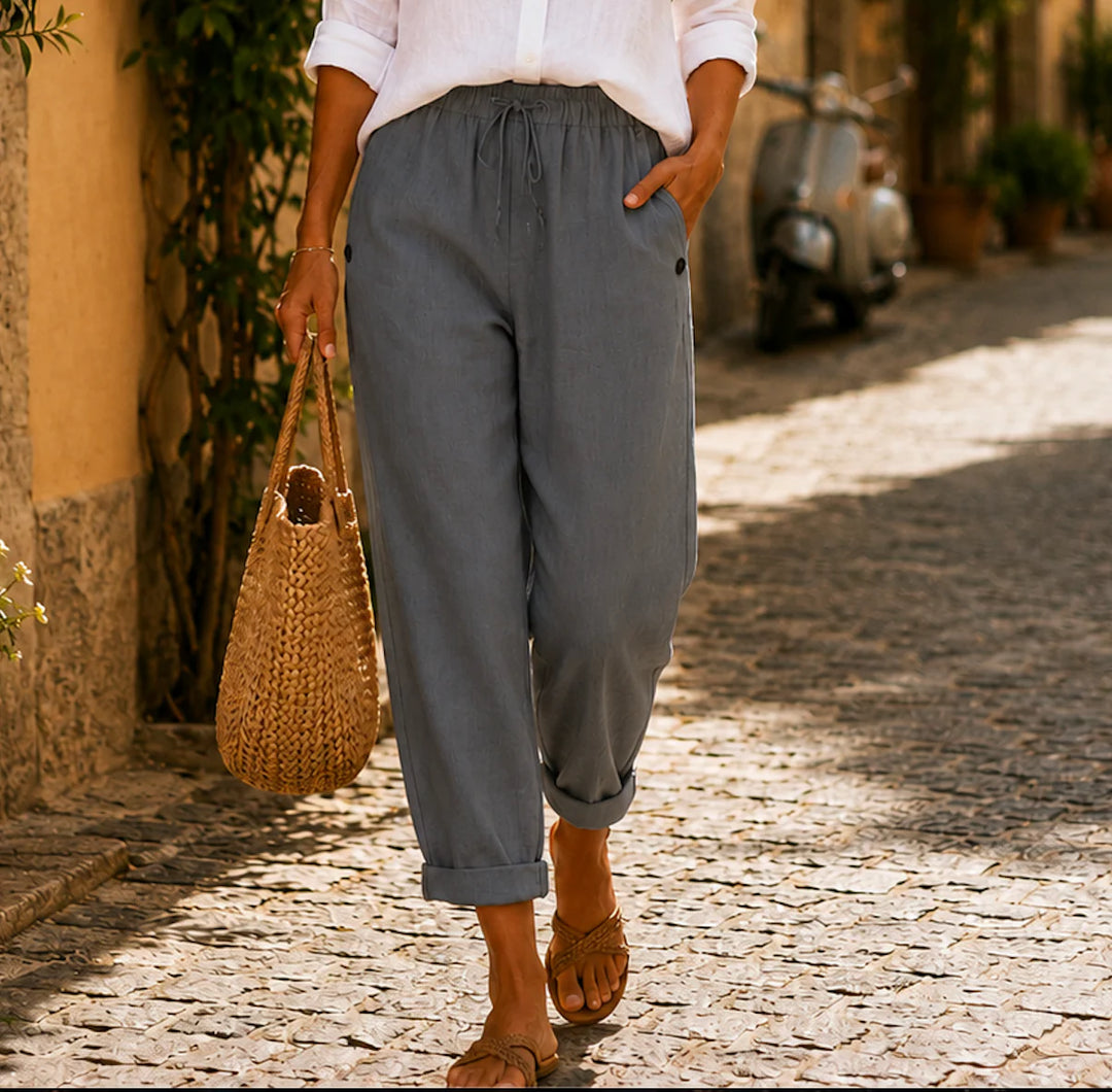 BLLUMI | Pantalon léger en lin