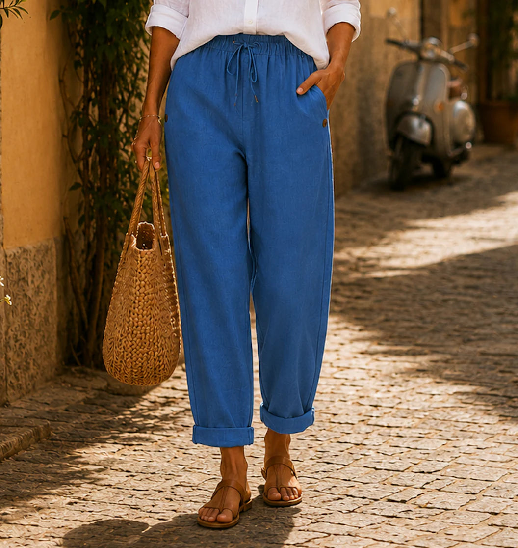 BLLUMI | Pantalon léger en lin