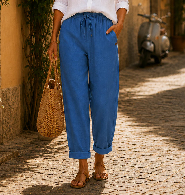 BLLUMI | Pantalon léger en lin