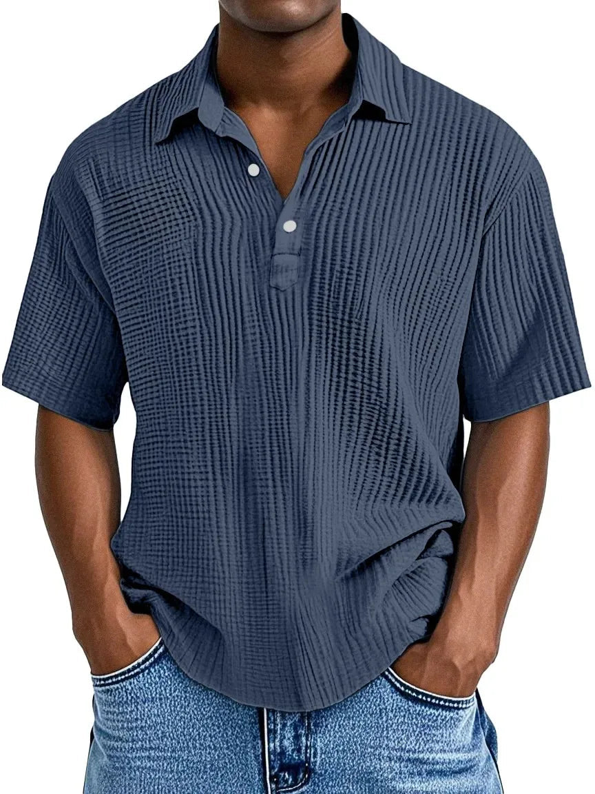 BLLUMI | Camicia estiva da uomo in stile retrò (Acquista 1, ricevi 1 GRATIS)