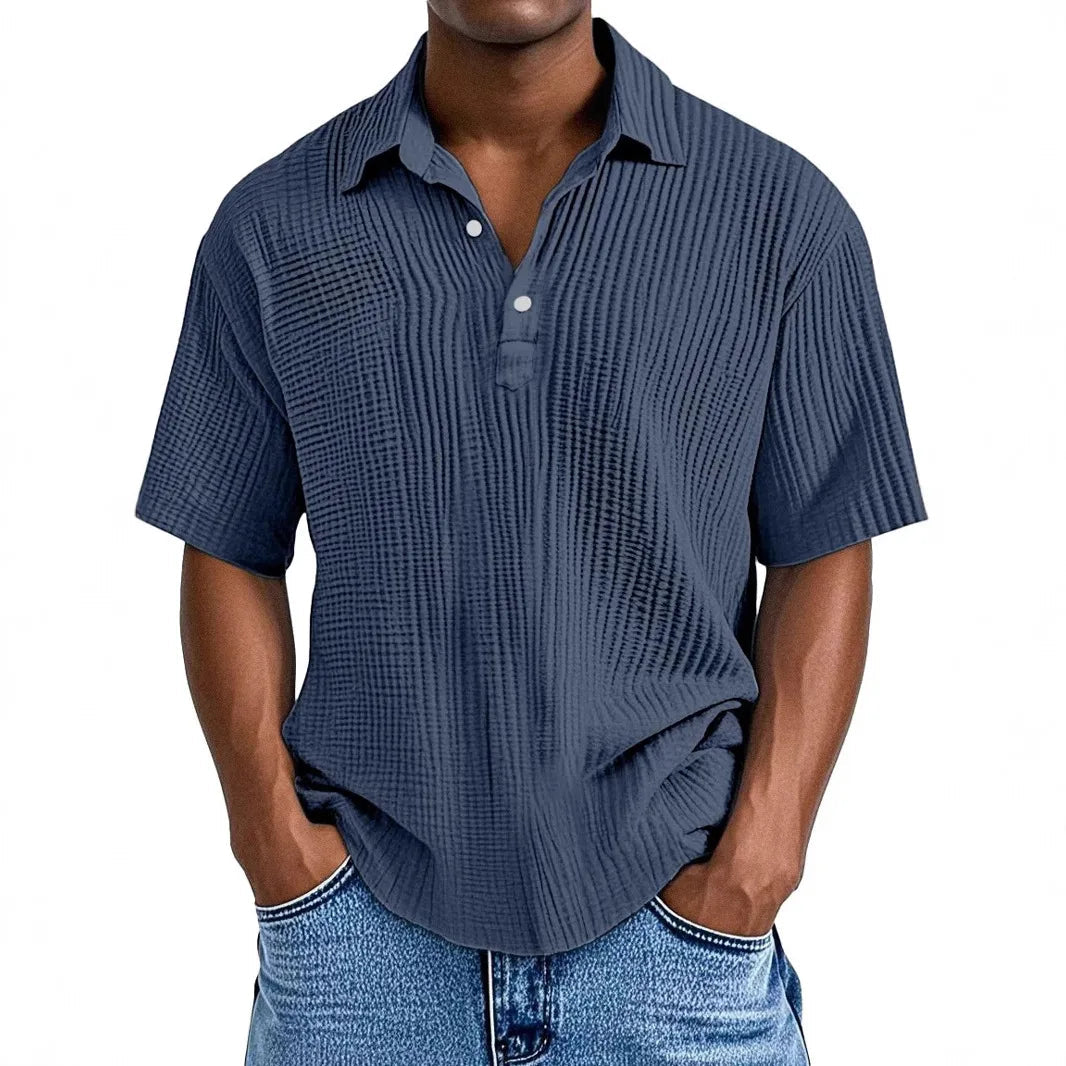 BLLUMI | Camicia estiva da uomo in stile retrò (Acquista 1, ricevi 1 GRATIS)