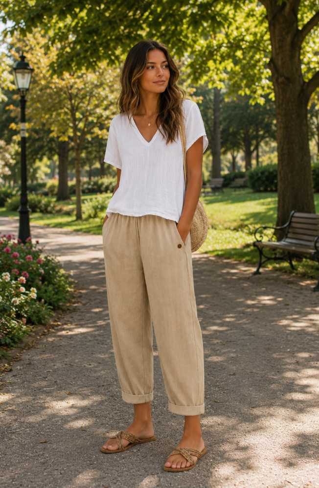 Chantal | Pantaloni fluidi e confortevoli