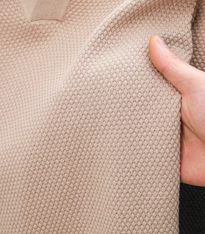BLLUMI | Polo Prestige in maglia intrecciata