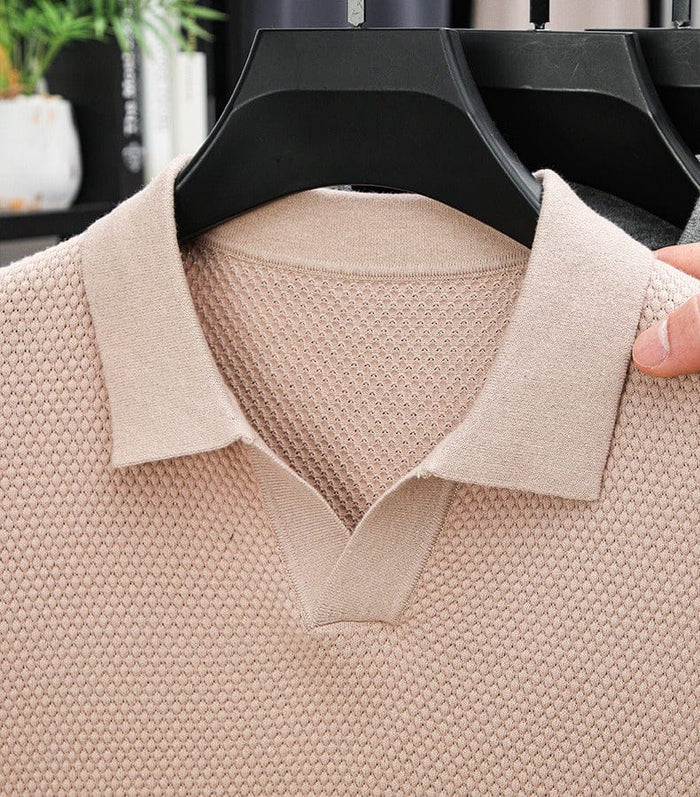 BLLUMI | Polo Prestige in maglia intrecciata