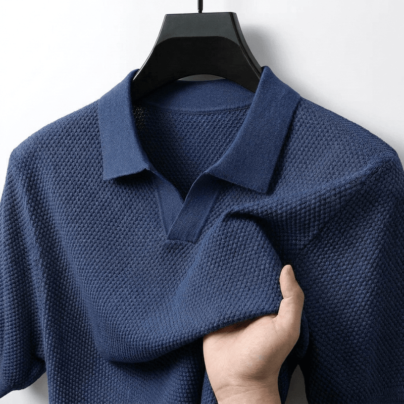 BLLUMI | Polo Prestige in maglia intrecciata