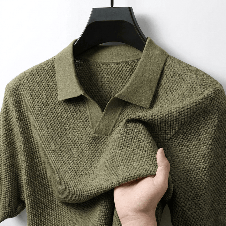 BLLUMI | Polo Prestige in maglia intrecciata