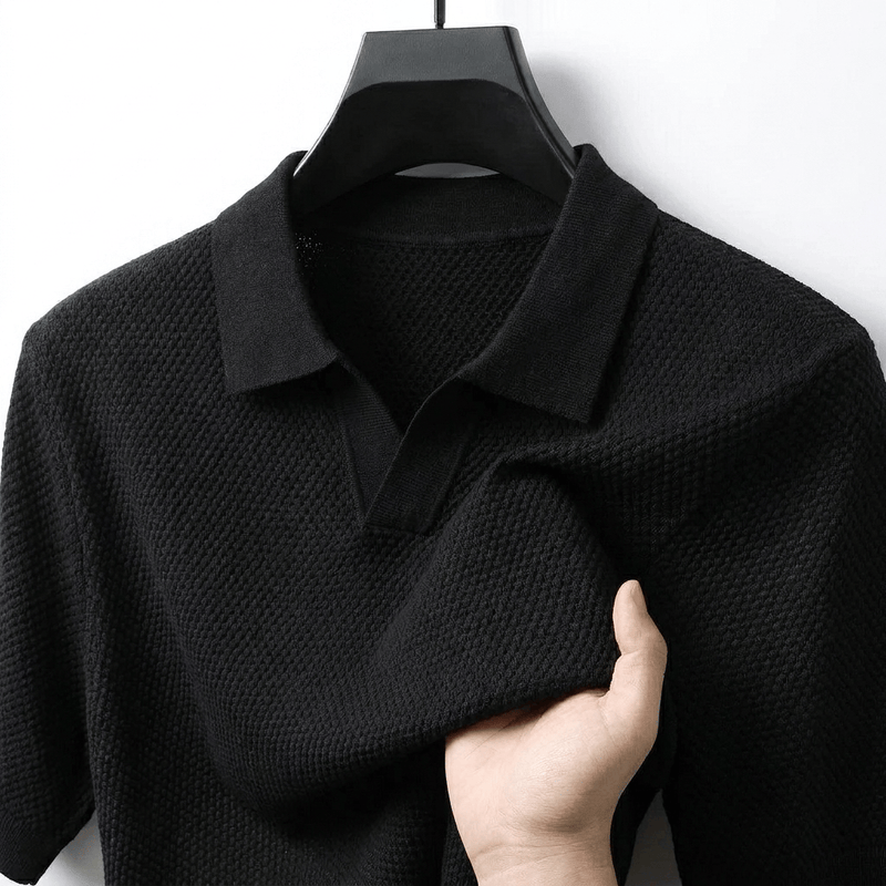 BLLUMI | Polo Prestige in maglia intrecciata