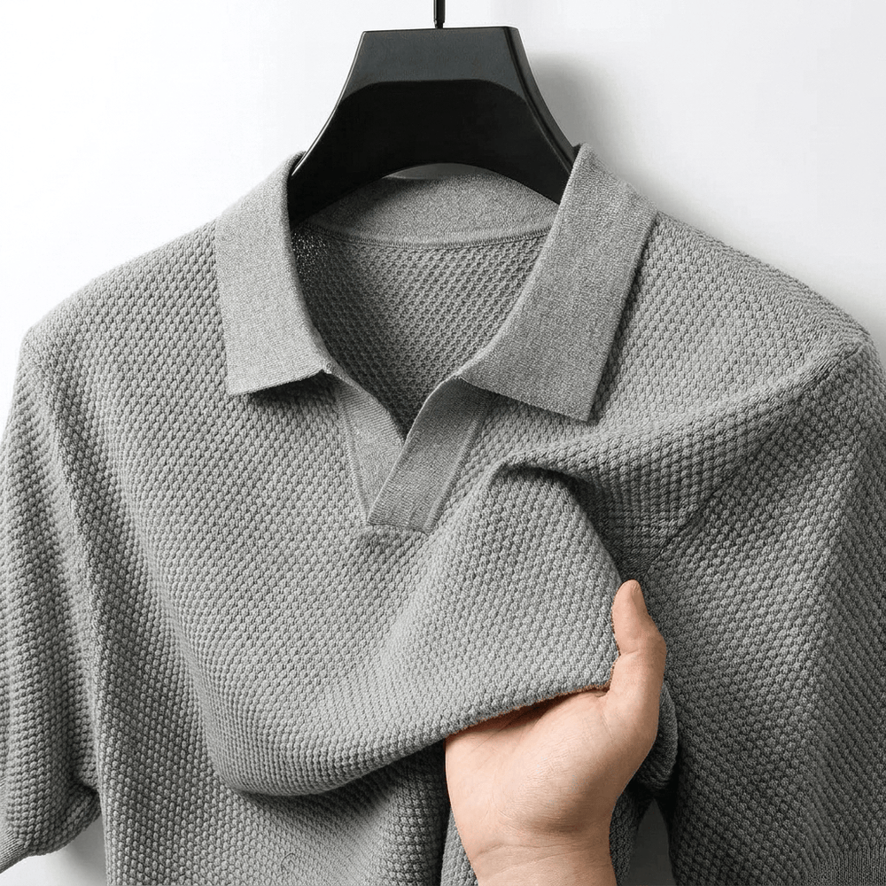 BLLUMI | Polo Prestige in maglia intrecciata