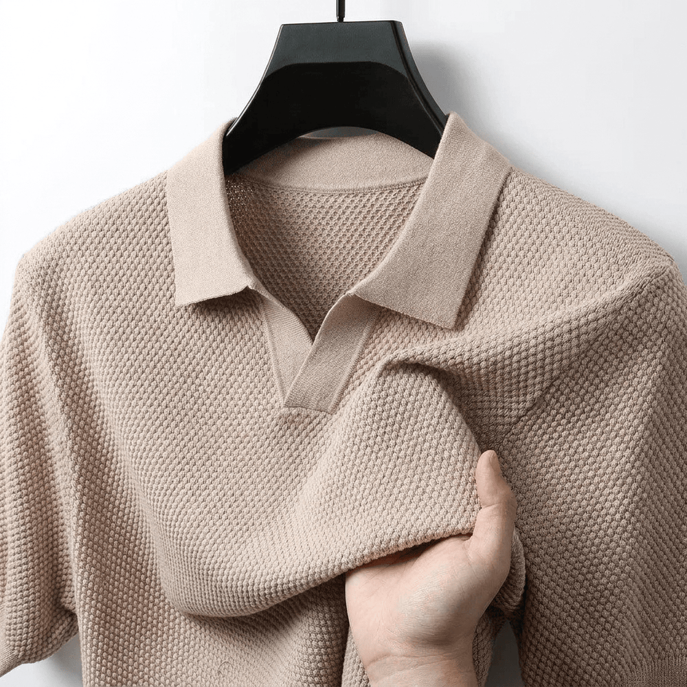 BLLUMI | Polo Prestige in maglia intrecciata