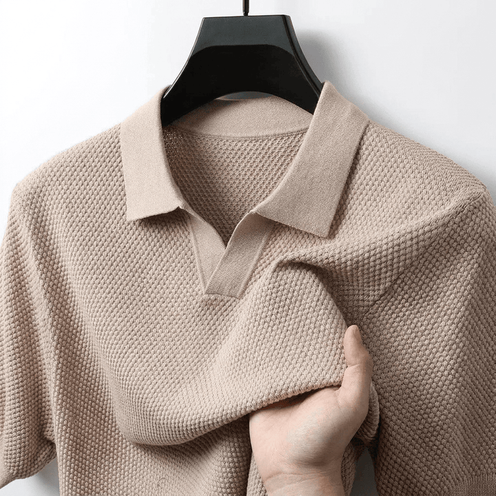 BLLUMI | Polo Prestige in maglia intrecciata