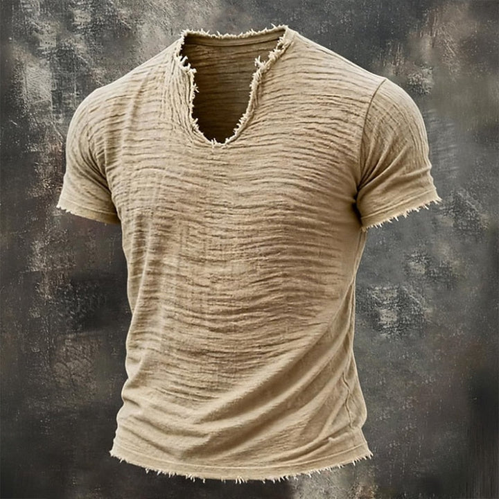 BLLUMI | T-shirt vintage con scollo a V