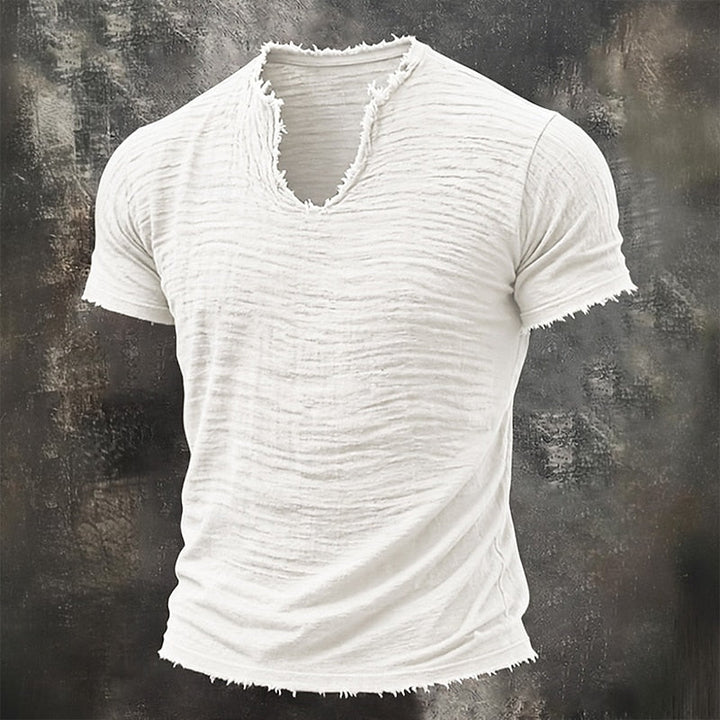 BLLUMI | T-shirt vintage con scollo a V