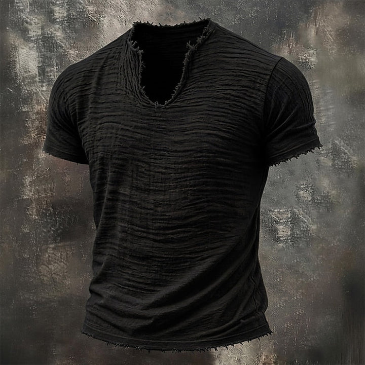 BLLUMI | T-shirt vintage con scollo a V