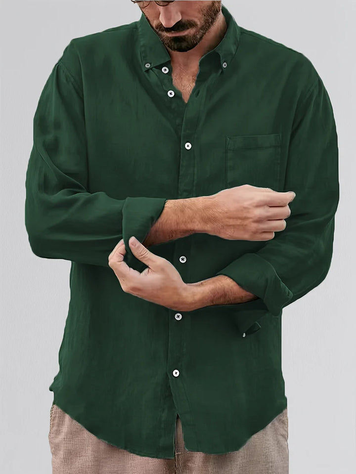 BLLUMI | CHEMISE À REVERS CLASSIQUE POUR HOMMES