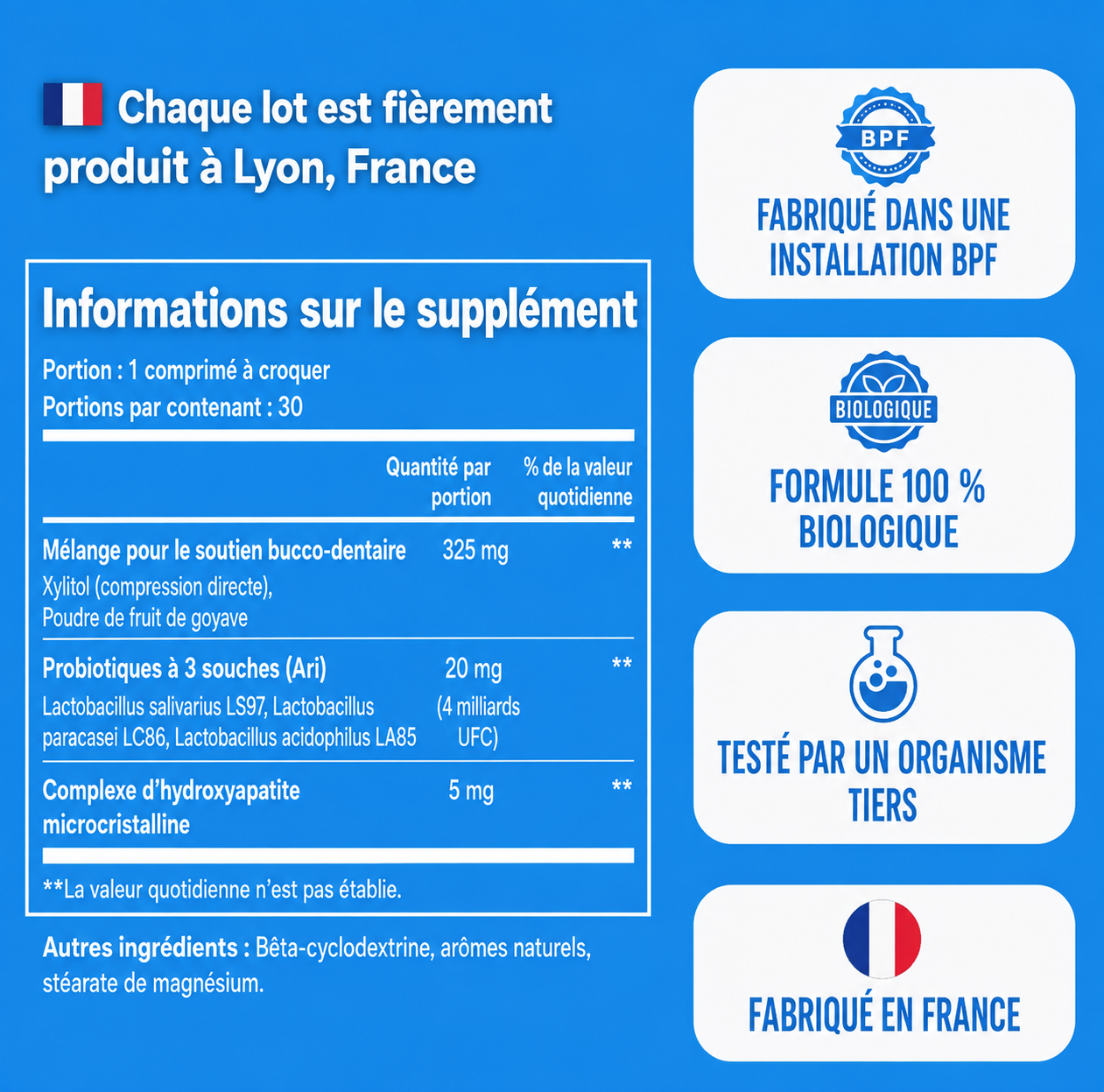 BLLUMI – Pastilles de Défense Buccale