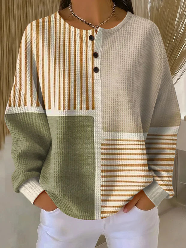 BLLUMI | Pull gaufré en maille pour femme