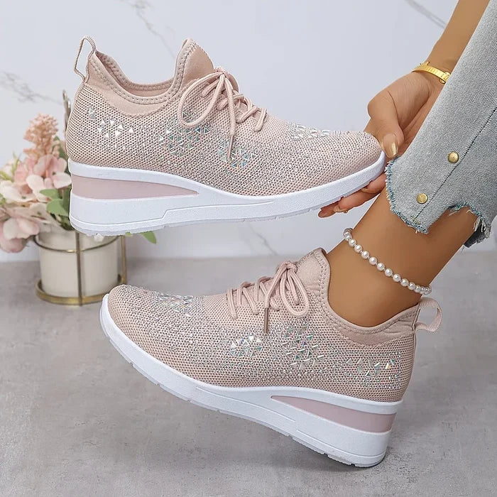 Assina | Baskets confort avec détails strass