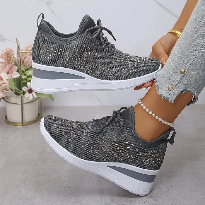 Assina | Baskets confort avec détails strass