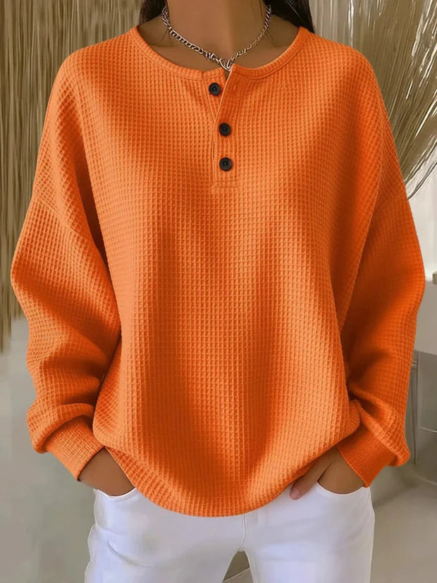 BLLUMI | Pull gaufré en maille pour femme