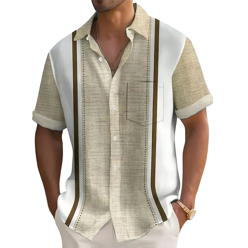Bllumi | Chemise de villégiature rayée