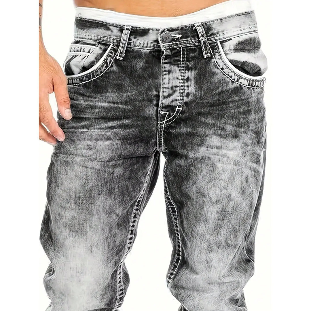 Kane | Jean Streetwear Coupe Droite Vintage