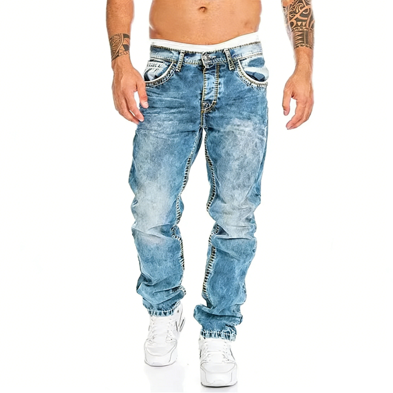 Kane | Jean Streetwear Coupe Droite Vintage