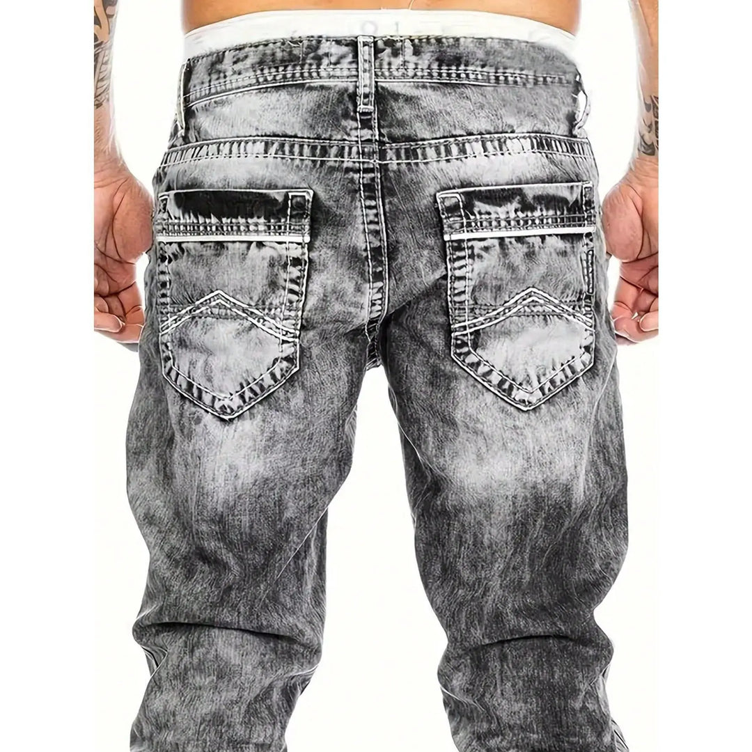 Kane | Jean Streetwear Coupe Droite Vintage