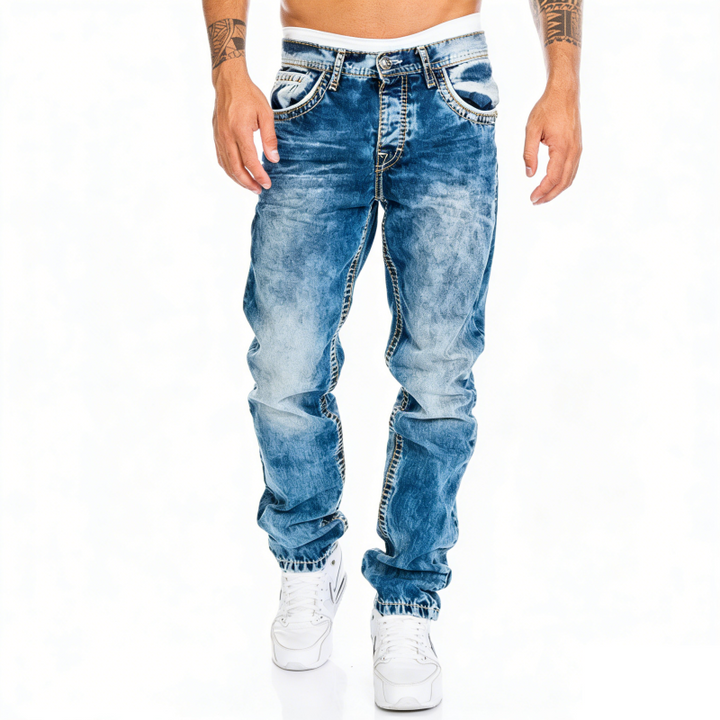 Kane | Jean Streetwear Coupe Droite Vintage