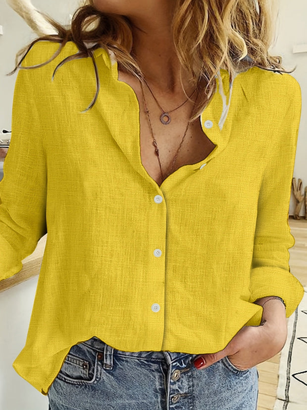 Camicia moderna da donna a maniche lunghe