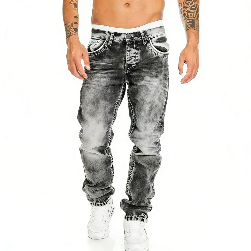 Kane | Jean Streetwear Coupe Droite Vintage