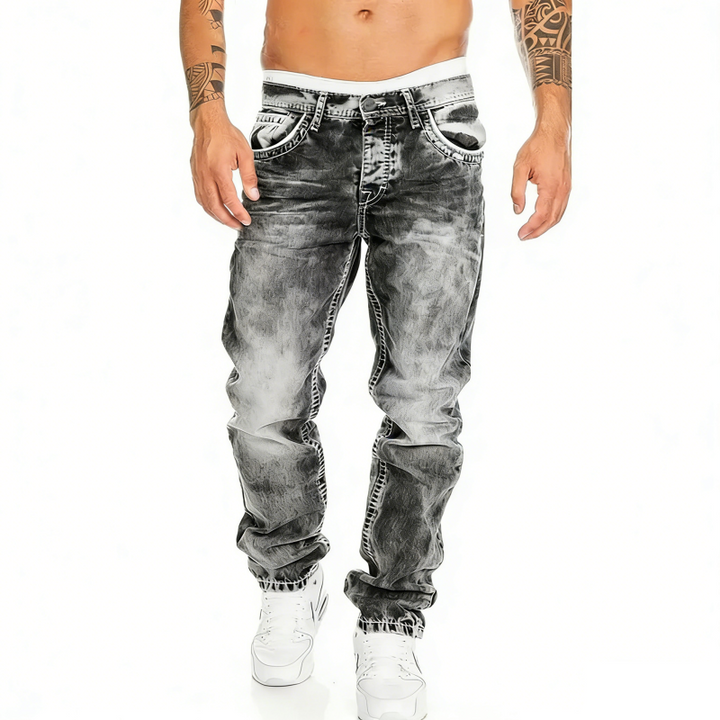Kane | Jean Streetwear Coupe Droite Vintage