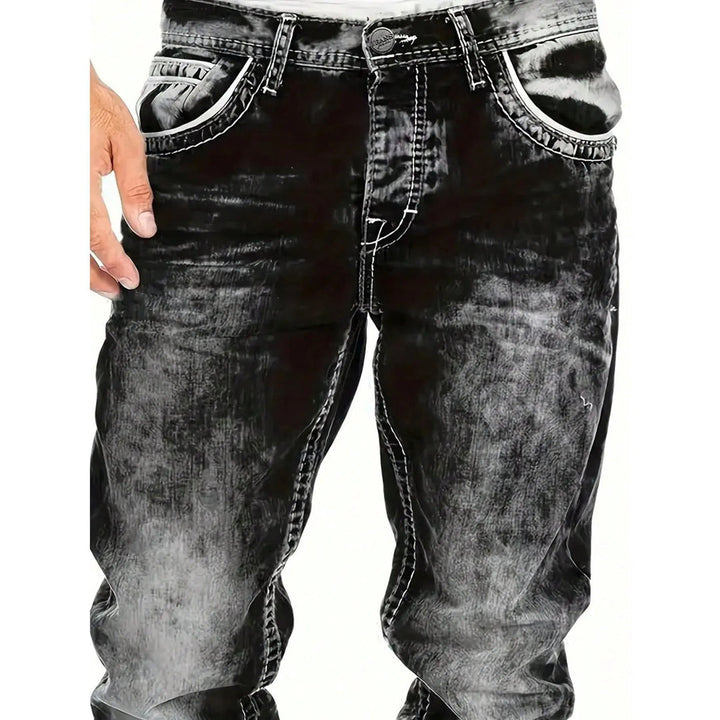 Kane | Jean Streetwear Coupe Droite Vintage